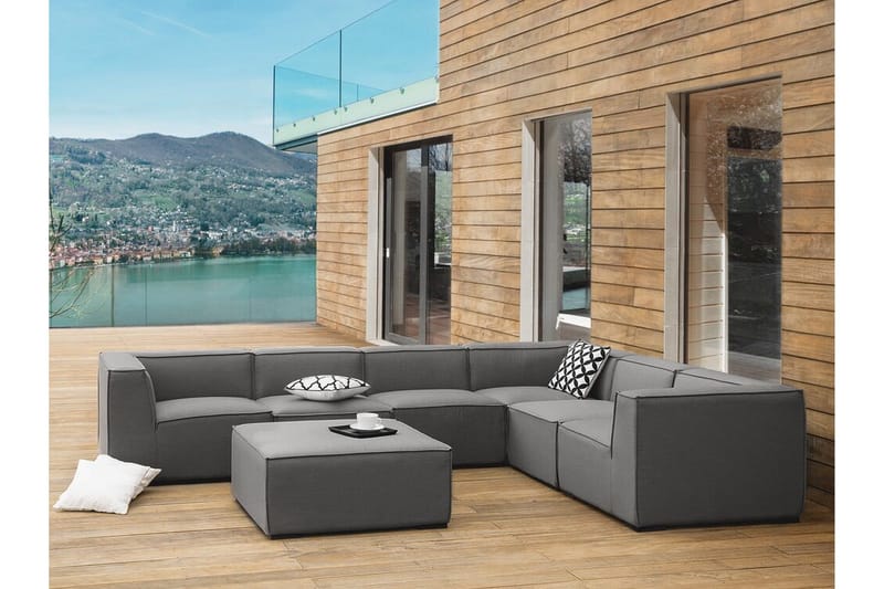 Banuncias Loungegrupp Utomhus - Grå - Utemöbler - Utegrupp - Loungegrupp