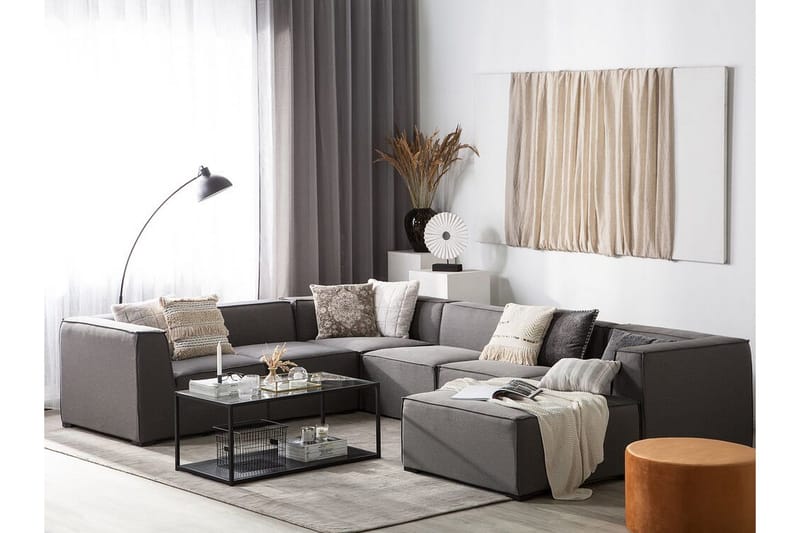 Banuncias Loungegrupp Utomhus - Grå - Utemöbler - Utegrupp - Loungegrupp