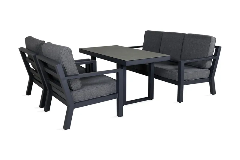 Barcelona Loungegrupp Svart, Venture Home