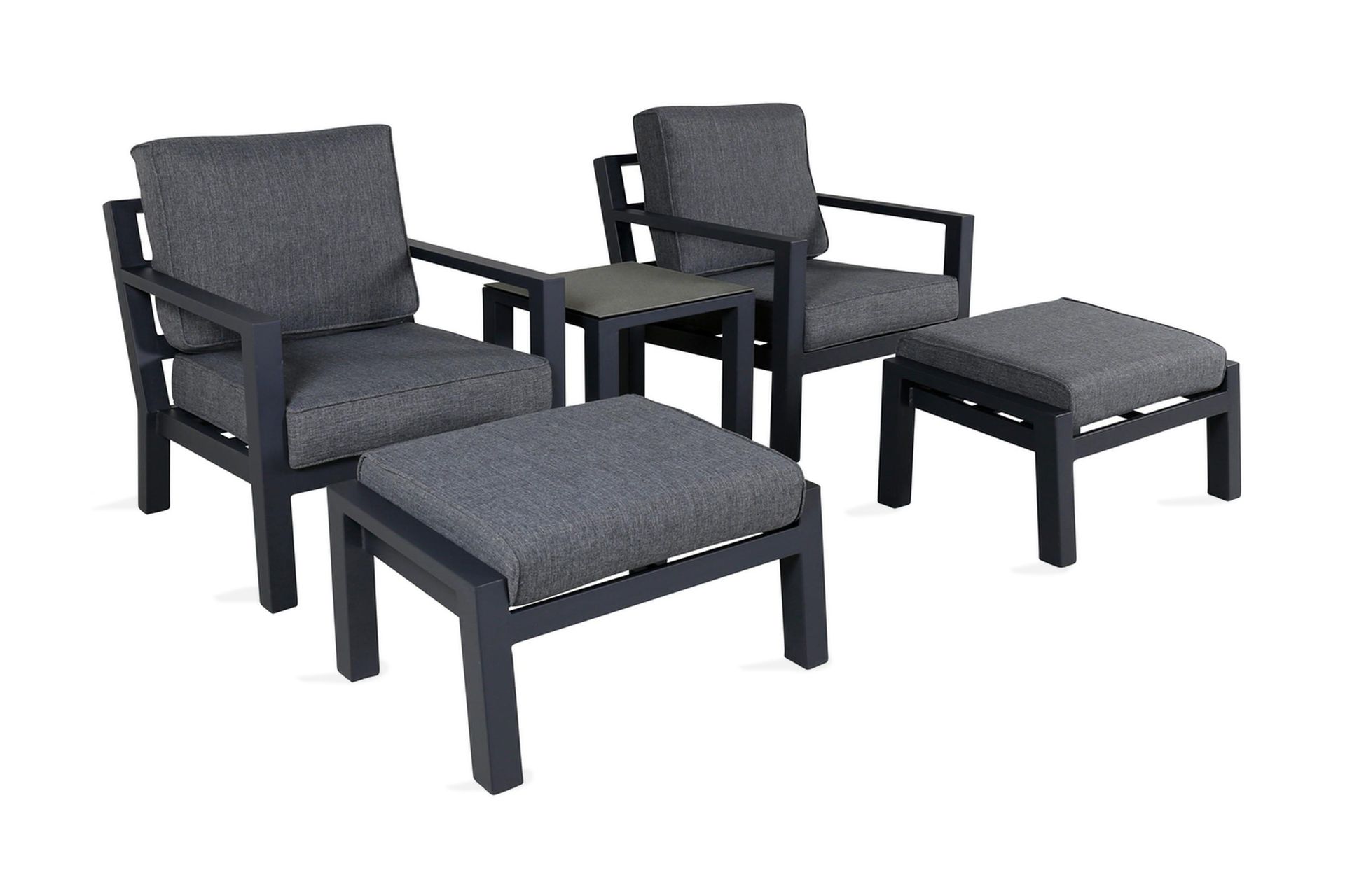 barcelona loungegrupp utomhus - svart