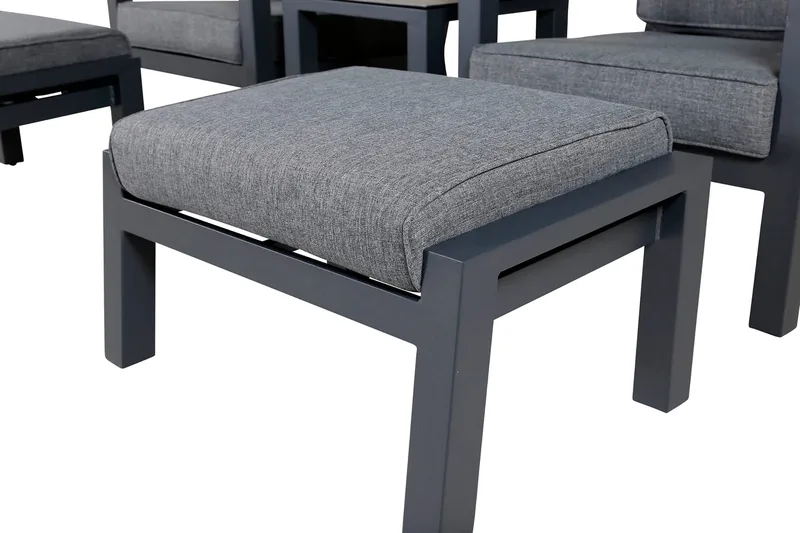 Barcelona Loungegrupp Utomhus - Svart - Utemöbler - Utegrupp - Loungegrupp