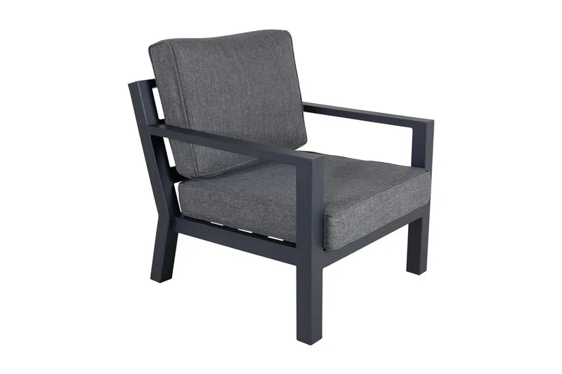 Barcelona Loungegrupp Utomhus - Svart - Utemöbler - Utegrupp - Loungegrupp