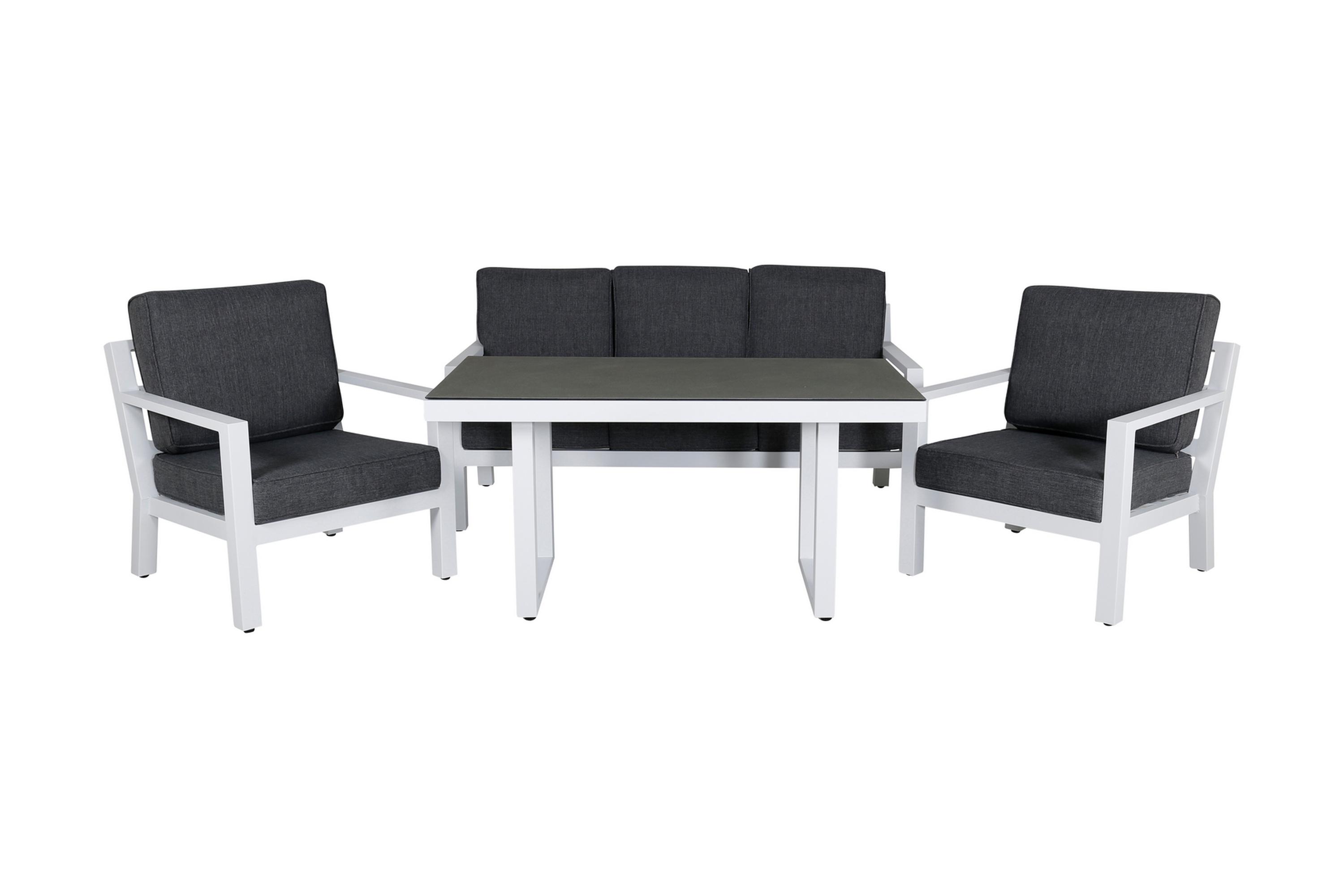 barcelona loungegrupp utomhus - vit