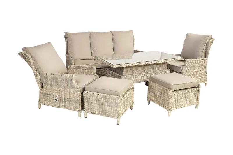 Basel Trädgårdsgrupp - Utemöbler - Utegrupp - Loungegrupp