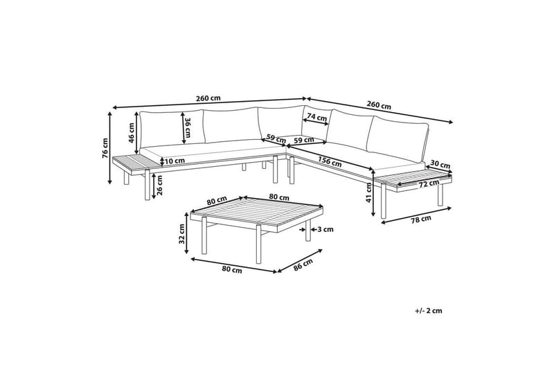 Loungegrupp Bellariva - Utemöbler - Utegrupp - Loungegrupp