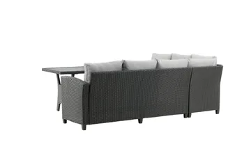 Bentwood Loungegrupp Utomhus 5-sits - Svart/Grå - Utemöbler - Utegrupp - Loungegrupp