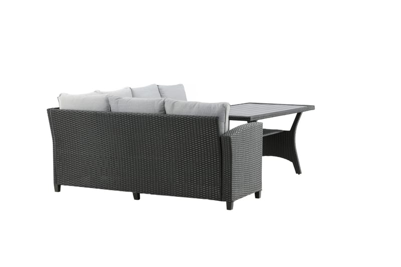 Bentwood Loungegrupp Utomhus 5-sits - Svart/Grå - Utemöbler - Utegrupp - Loungegrupp