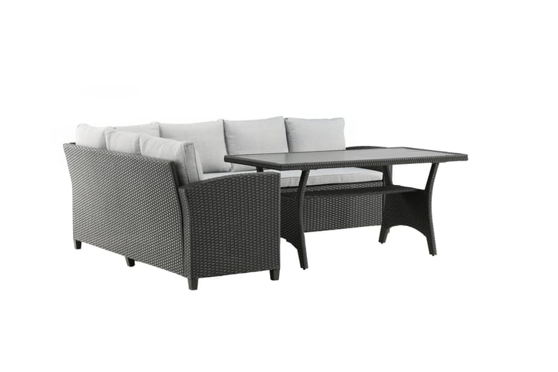 Bentwood Loungegrupp Utomhus 5-sits - Svart/Grå - Utemöbler - Utegrupp - Loungegrupp