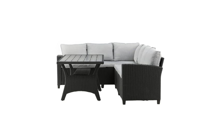 Bentwood Loungegrupp Utomhus 5-sits - Svart/Grå - Utemöbler - Utegrupp - Loungegrupp