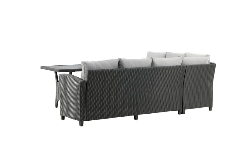 Bentwood Loungegrupp Utomhus 5-sits - Svart/Grå - Utemöbler - Utegrupp - Loungegrupp