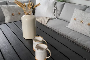 Bentwood Loungegrupp Utomhus 5-sits - Svart/Grå - Utemöbler - Utegrupp - Loungegrupp