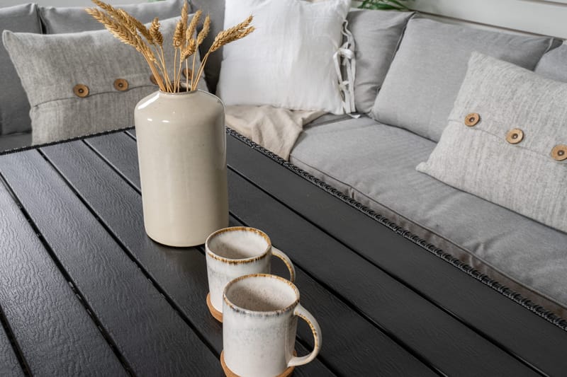 Bentwood Loungegrupp Utomhus 5-sits - Svart/Grå - Utemöbler - Utegrupp - Loungegrupp