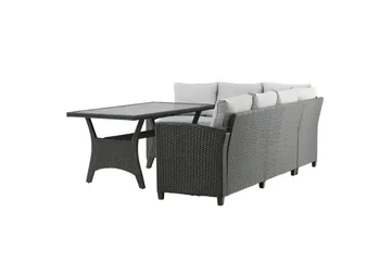 Bentwood Loungegrupp Utomhus 5-sits - Svart/Grå - Utemöbler - Utegrupp - Loungegrupp