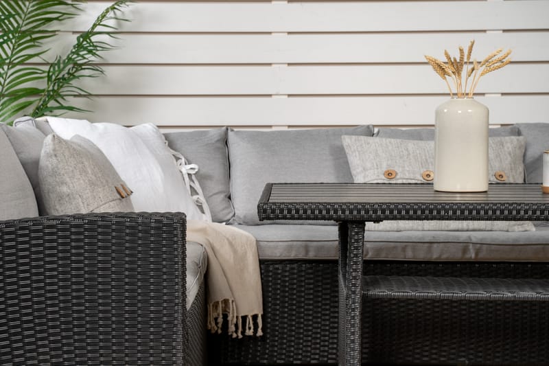 Bentwood Loungegrupp Utomhus 5-sits - Svart/Grå - Utemöbler - Utegrupp - Loungegrupp