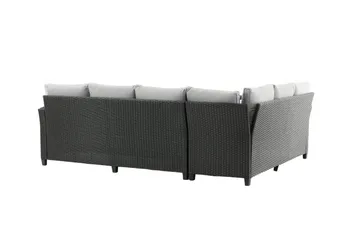 Bentwood Loungegrupp Utomhus 5-sits - Svart/Grå - Utemöbler - Utegrupp - Loungegrupp