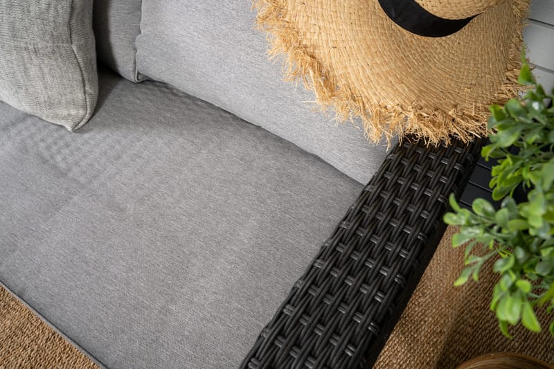 Bentwood Loungegrupp Utomhus 5-sits - Svart/Grå - Utemöbler - Utegrupp - Loungegrupp