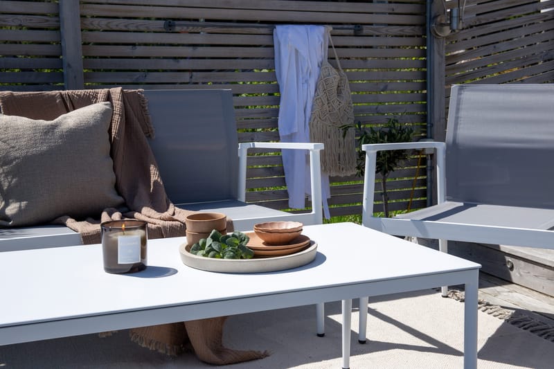 Break Loungegrupp Utomhus 4-sits - Vit - Utemöbler - Utegrupp - Loungegrupp