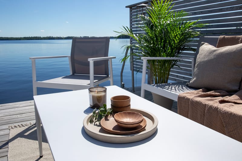 Break Loungegrupp Utomhus 4-sits - Vit - Utemöbler - Utegrupp - Loungegrupp