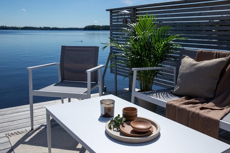 Break Loungegrupp Utomhus 4-sits - Vit - Utemöbler - Utegrupp - Loungegrupp