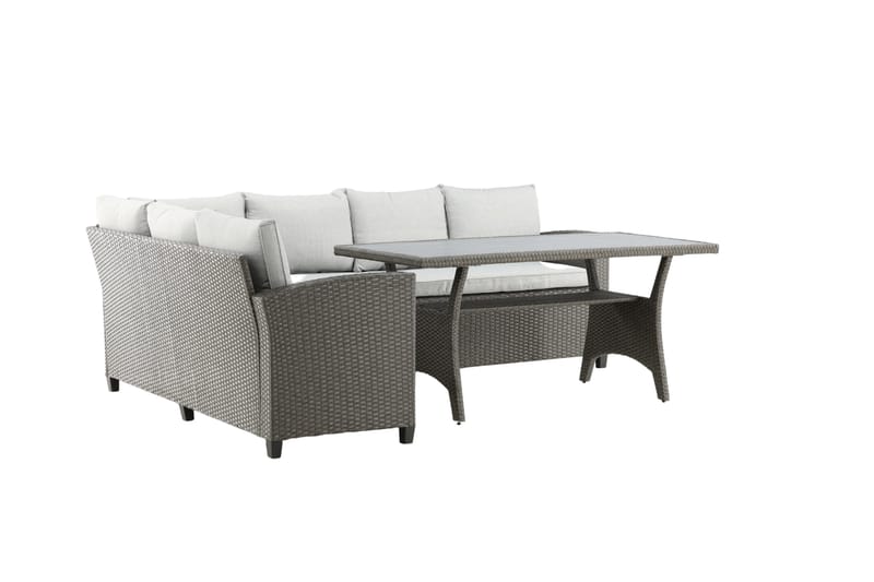 Brentwood Loungegrupp Utomhus 5-sits - Grå - Utemöbler - Utegrupp - Loungegrupp
