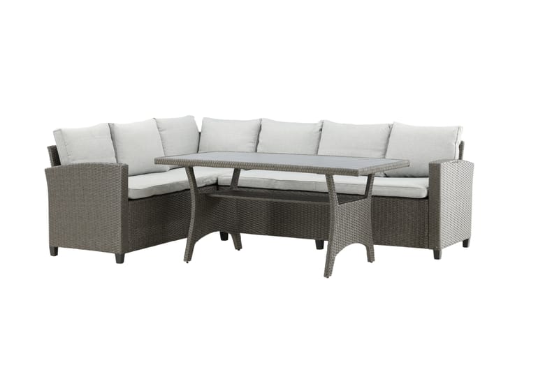 Brentwood Loungegrupp Utomhus 5-sits - Grå - Utemöbler - Utegrupp - Loungegrupp