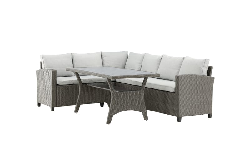 Brentwood Loungegrupp Utomhus 5-sits - Grå - Utemöbler - Utegrupp - Loungegrupp