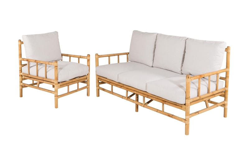 CANE Loungegrupp Utomhus Brun - Venture Home - Utemöbler - Utegrupp - Loungegrupp