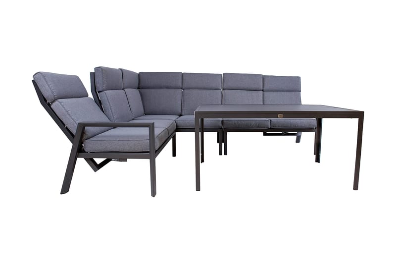 Casten Trädgårdset Mörkgrå - Utemöbler - Utegrupp - Loungegrupp