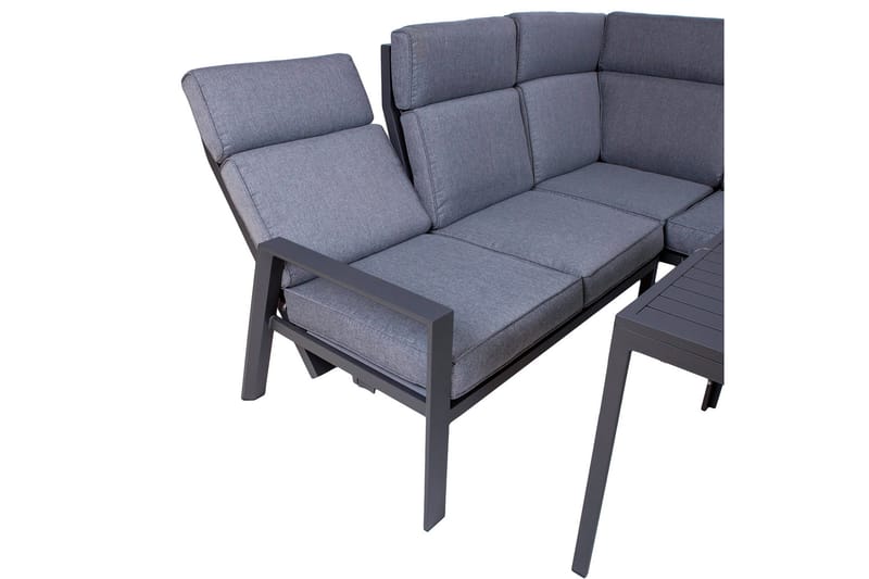 Casten Trädgårdset Mörkgrå - Utemöbler - Utegrupp - Loungegrupp