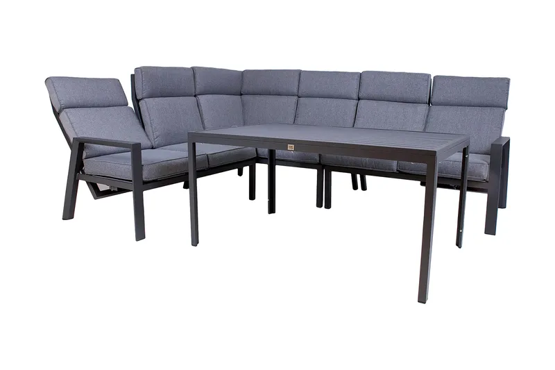 Casten Trädgårdset Mörkgrå - Utemöbler - Utegrupp - Loungegrupp