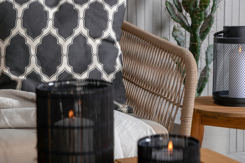 Chania HörnLoungegrupp Utomhus - Brun - Utemöbler - Utegrupp - Loungegrupp