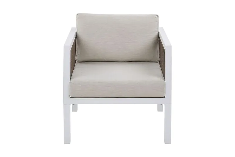 Columbero Loungegrupp Utomhus 5-sits - Vit/Brun - Utemöbler - Utegrupp - Loungegrupp