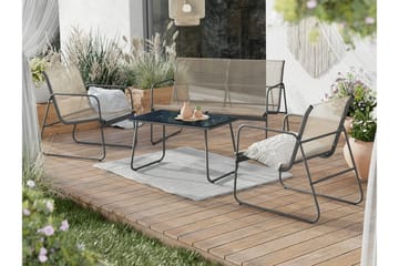 Corpach Soffgrupp Anthracite - Utemöbler - Utegrupp - Loungegrupp