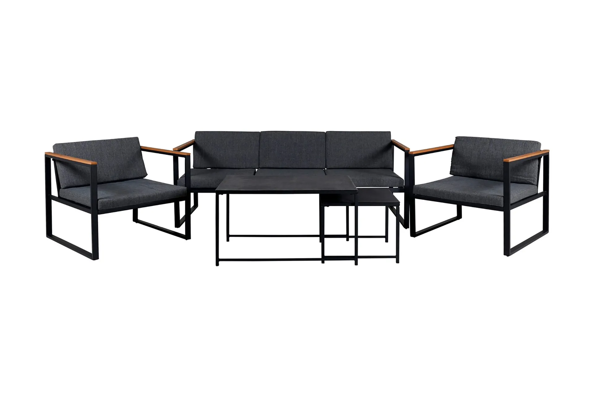 dakar loungegrupp utomhus - svart