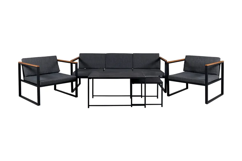 Dakar Loungegrupp Utomhus, Svart