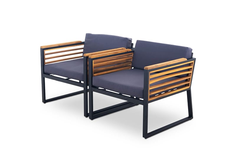 Duvholmen Loungegrupp Utomhus 5-sits Brun - Lyfco - Utemöbler - Utegrupp - Loungegrupp