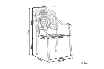 Festo Utestol 4-pack - Brun - Utemöbler - Balkong - Balkongmöbler - Balkongstolar