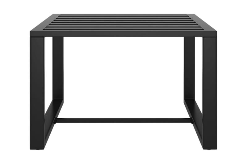 Loungegrupp Utomhus för trädgården 3 delar med dynor aluminium antra - Antracit - Utemöbler - Utegrupp - Loungegrupp