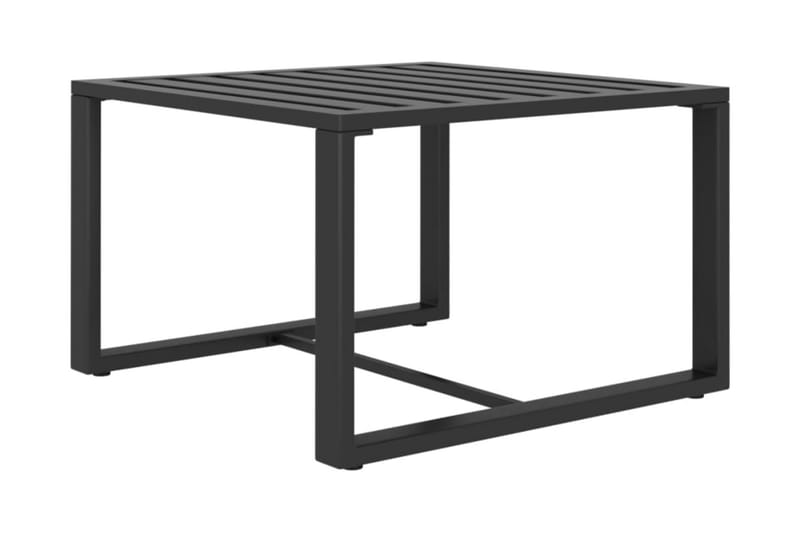 Loungegrupp Utomhus för trädgården 3 delar med dynor aluminium antra - Antracit - Utemöbler - Utegrupp - Loungegrupp