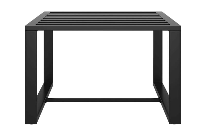 Loungegrupp Utomhus för trädgården 4 delar med dynor aluminium antra - Antracit - Utemöbler - Utegrupp - Loungegrupp