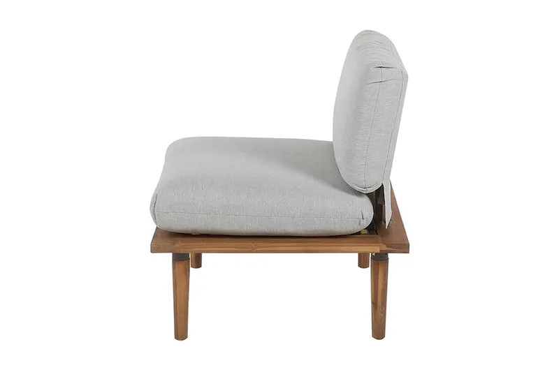 Frascati Loungegrupp Utomhus 80 cm - Grå - Utemöbler - Utegrupp - Loungegrupp