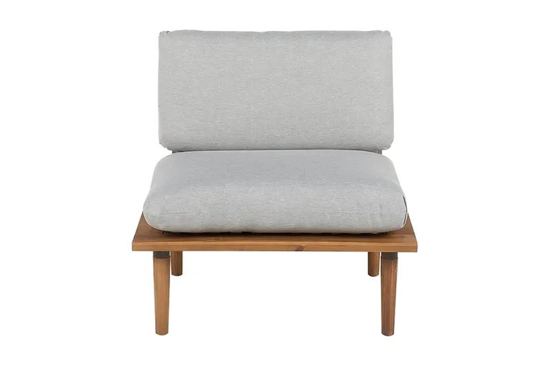 Frascati Loungegrupp Utomhus 80 cm - Grå - Utemöbler - Utegrupp - Loungegrupp