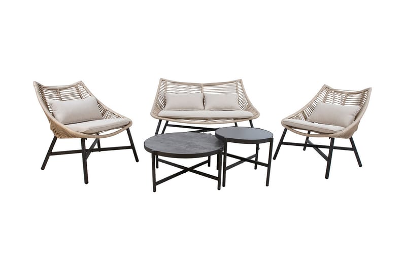 Helsinki Trädgårdset Beige - Utemöbler - Utegrupp - Loungegrupp