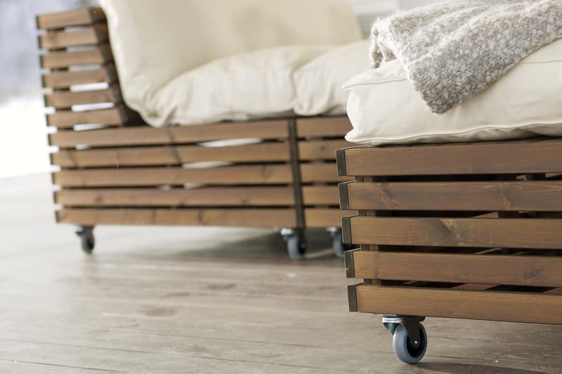 Hillerstorp Bara Vara Loungefåtölj 2-pack + 1 Divan - Beige - Utemöbler - Utegrupp - Loungegrupp