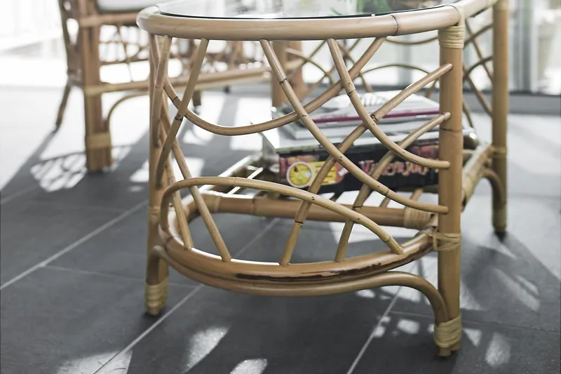 Hillerstorp Fårö Soffgrupp Utomhus 4-sits - Svartvit - Utemöbler - Utegrupp - Loungegrupp