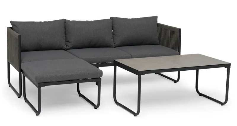 Loungegrupp Hillerstorp Hamnborg, Grå