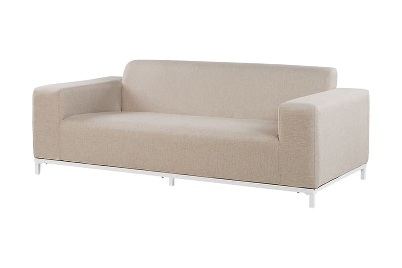 HUGHEN Loungegrupp Utomhus 5-sits Beige - Utemöbler - Utegrupp - Loungegrupp
