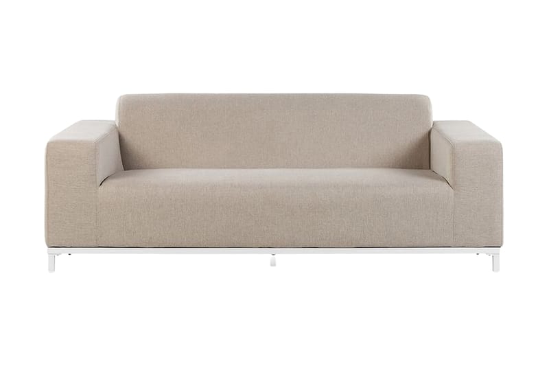 HUGHEN Loungegrupp Utomhus 5-sits Beige - Utemöbler - Utegrupp - Loungegrupp