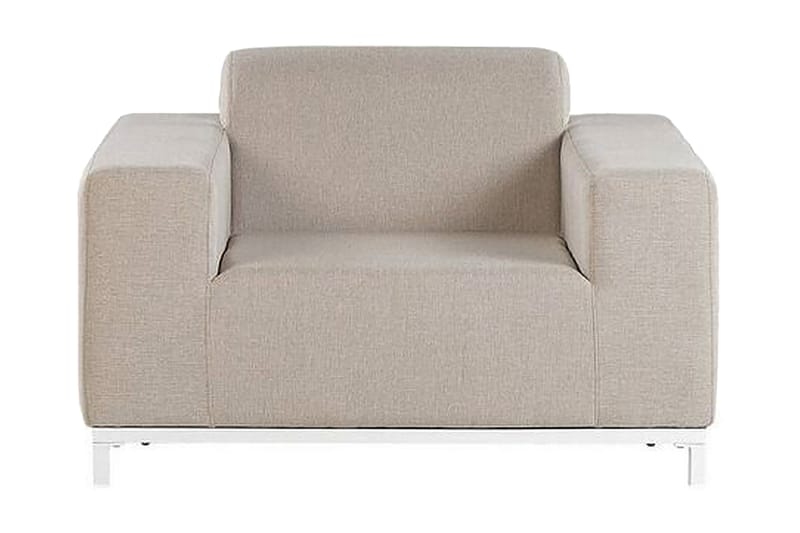 HUGHEN Loungegrupp Utomhus 5-sits Beige - Utemöbler - Utegrupp - Loungegrupp