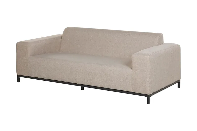 Hughen Loungegrupp Utomhus 5-sits - Beige/Svart - Utemöbler - Utegrupp - Loungegrupp